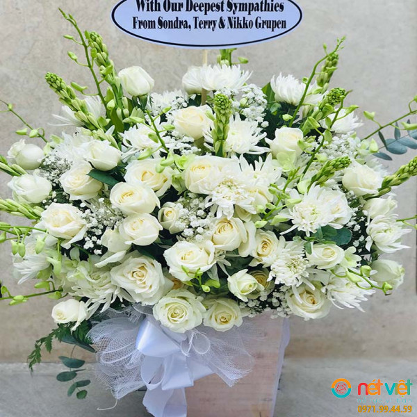 Giỏ hoa tang lễ Hưng Yên