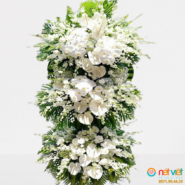 Vòng hoa tang lễ đẹp nhất Bình Dương