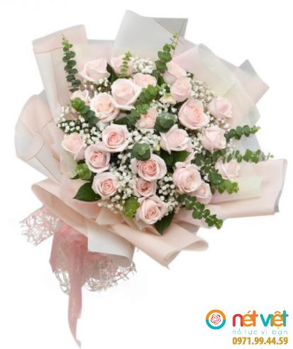 Bó hoa hồng pastel Only one tặng quà cho người thương