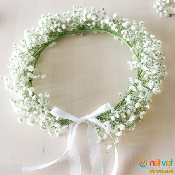 Vòng hoa nguyệt quế hoa đeo cổ đại biểu