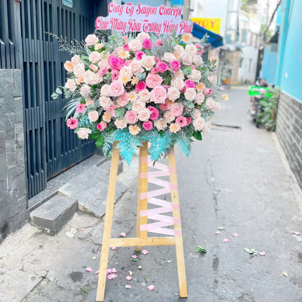 hoa chúc mừng thành công ở Vĩnh Phúc