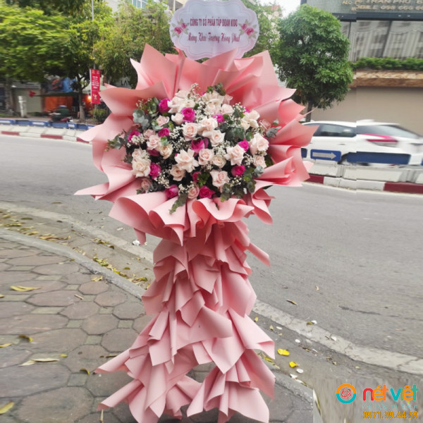 hoa chúc mừng sinh nhật công ty ở xã Sơn Tây Hà Nội