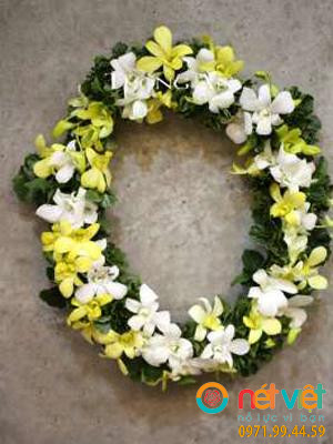 Vòng hoa đeo cổ -Vòng hoa nguyệt quế l
