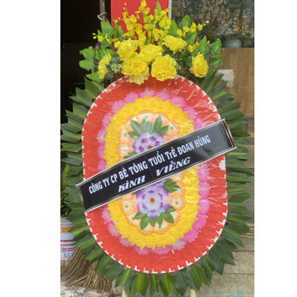 [Hoa viếng] VÒNG HOA VIẾNG GIẢ Huyện Đoan Hùng Tỉnh Phú Thọ Q268508 Giá: 600,000đ