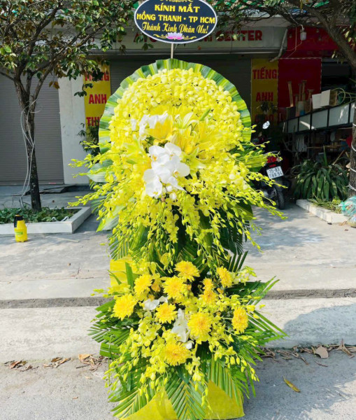 Vòng hoa tang lễ đẹp nhất Hưng Yên