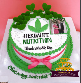 Bánh kem sinh nhật công ty vẽ logo đẹp sang trọng mừng sự kiện công ty   Bánh Kem Ngộ Nghĩnh