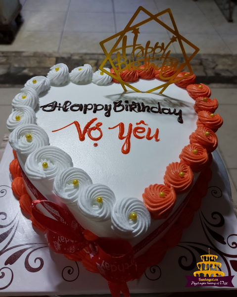 LÃNG MẠN 20 Mẫu bánh sinh nhật tặng vợ yêu DỄ THƯƠNG NGỌT NGÀO 