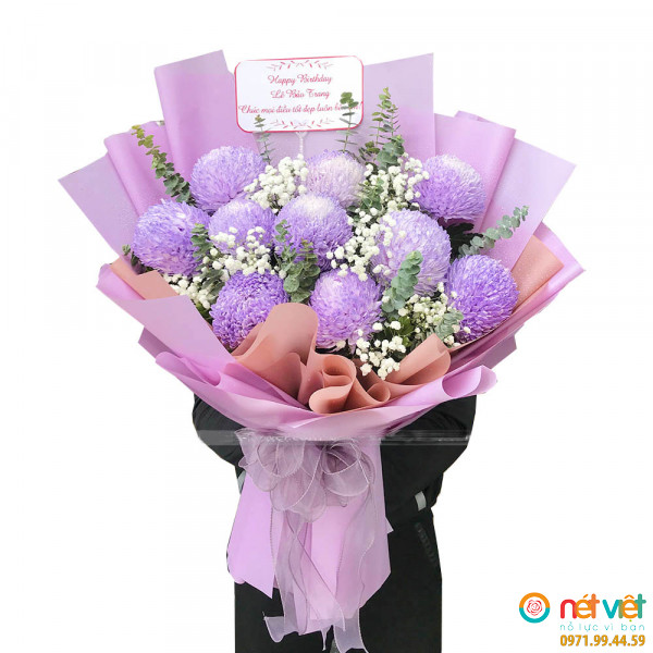 Bó hoa mẫu đơn Hà Lan loài hoa đại diện cho sự hạnh phúc và may mắn của gia đình.