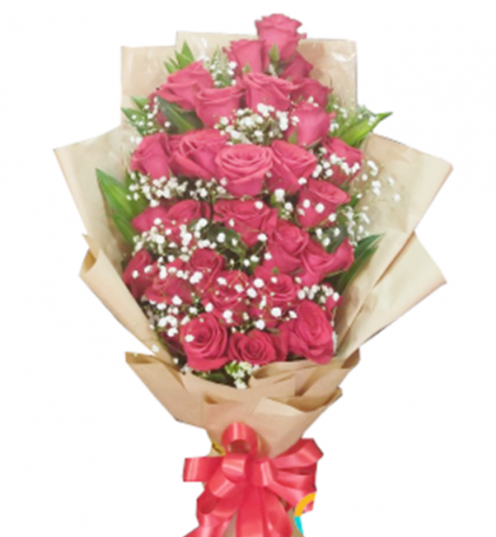 Bó hoa hồng đỏ dài