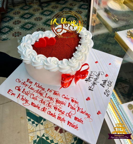 Tiệm nào làm bánh sinh nhật hình trái tim giá cả tốt nhất ở Phường Yết  Kiêu, Quận Hà Đông, Thành phố Hà Nội