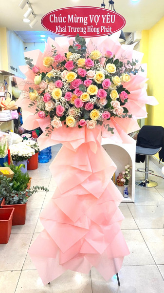 Kệ hoa khai trương 2 tầng (132)