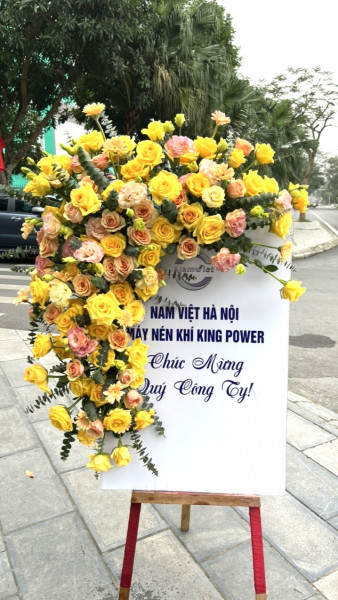 Kệ hoa khai trương 2 tầng (120)