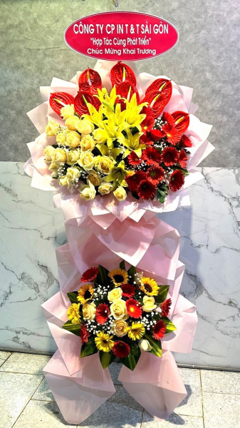 Kệ hoa khai trương 2 tầng (86)
