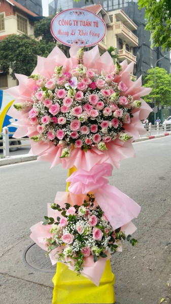 Kệ hoa khai trương 2 tầng (135)