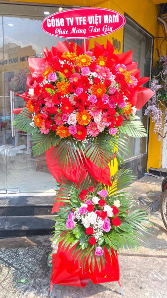 Kệ hoa khai trương 2 tầng (100)