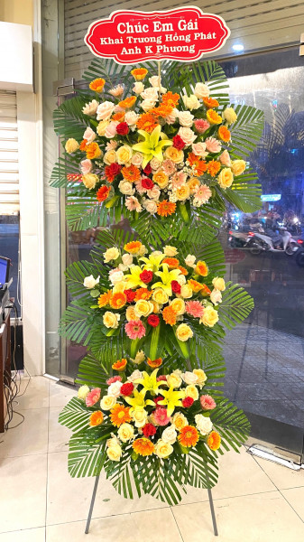 Kệ hoa khai trương 2 tầng (121)