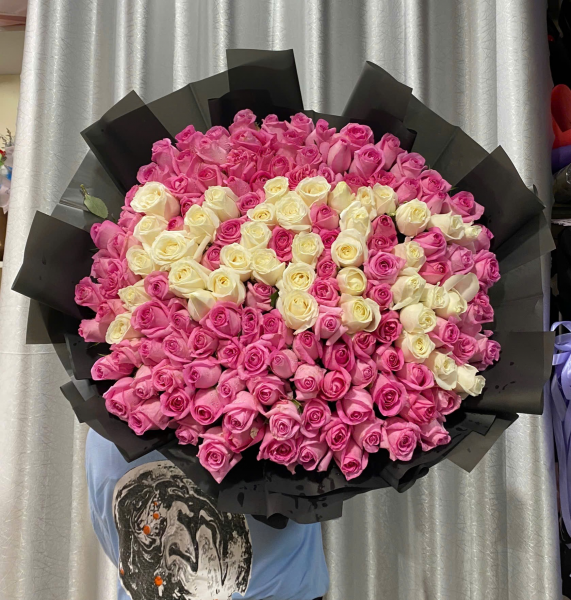 Bó 99 bông - HOA TƯƠI (chọn chữ theo yêu cầu)