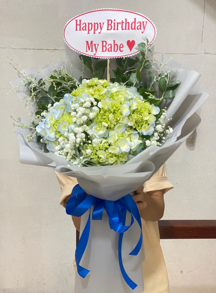 Bó Hoa Cẩm Tú Cầu - Dịu Dàng Sinh Nhật (chỉ sale chi nhánh Q.1 và bình thạnh)