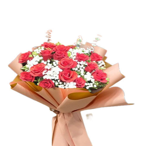 Bó hồng đỏ
