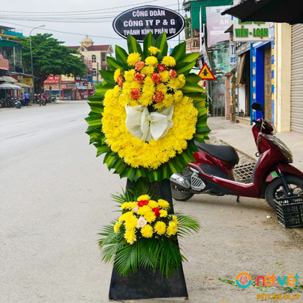 lãng hoa viếng đám tang ở Nam Đàn Nghệ An