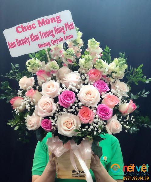 Giỏ hoa mừng khai trương
