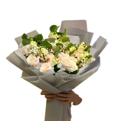 Thế Giới Hoa Tươi Màu Kem - Cream Rose World Flower Shop