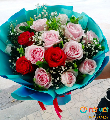 hoa bó chúc mừng ở Vĩnh Phúc