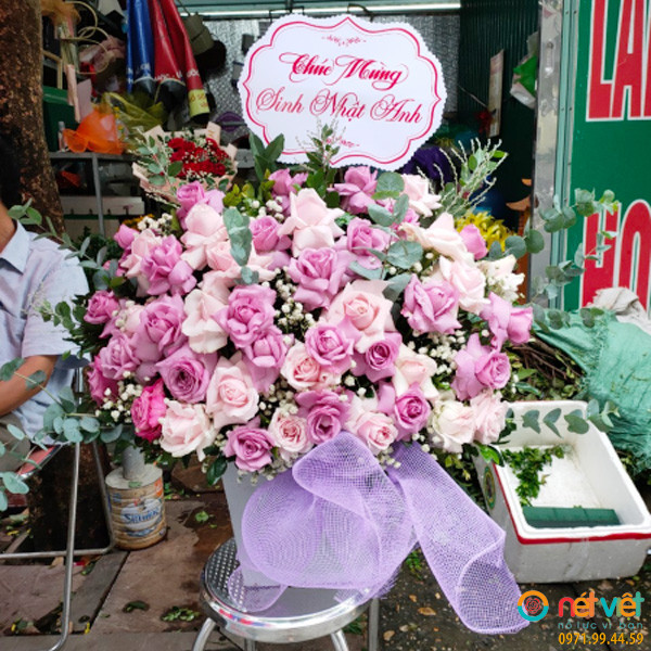 giỏ hoa chúc mừng ở Vĩnh Phúc