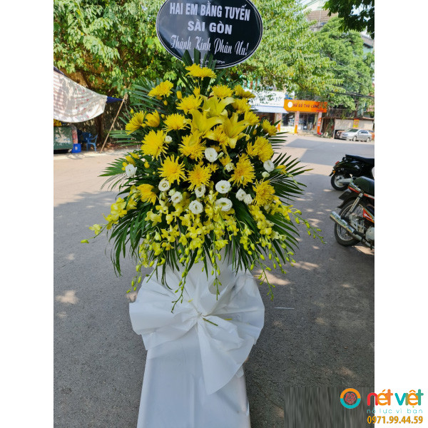 vong hoa tang le ở Vĩnh Phúc