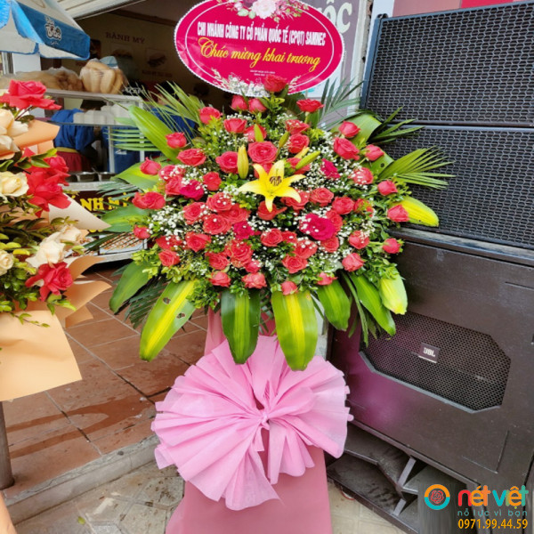 những lẵng hoa đẹp ở Hà Giang