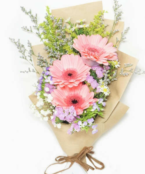 Bó Hoa Tình Yêu - Mãi Mãi Hạnh Phúc- Bó hoa đồng tiền hồng