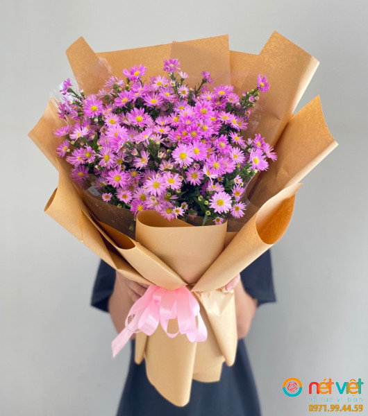 Giao hoa tận nhà quận Bình Thạnh, hoa thạch thảo tím
