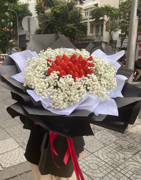 Bó hoa dâu tây (2) (chi nhánh HCM)
