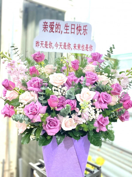 Giỏ hoa hồng đẹp (15)