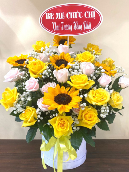 Giỏ hoa hướng dương (7)