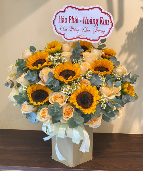 Giỏ hoa hướng dương (10)