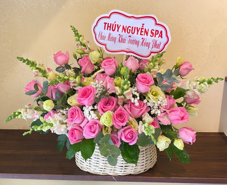 Giỏ hoa hồng đẹp (14)