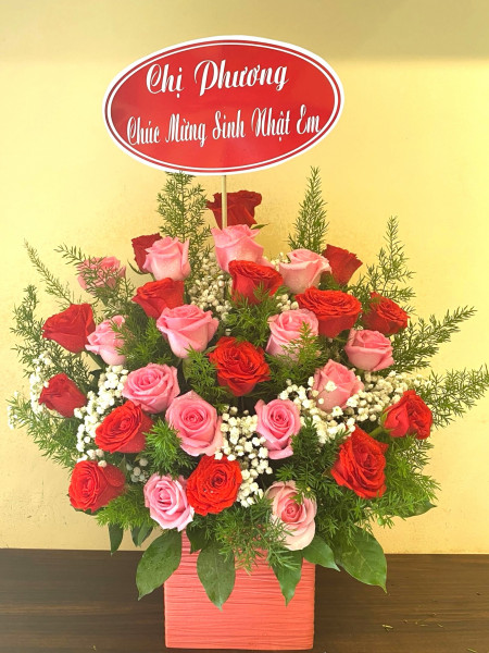 Giỏ hoa hồng đẹp (32)