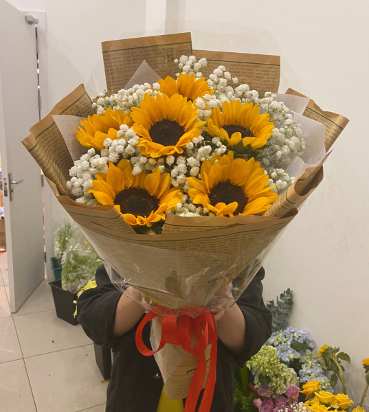 Hoa bó hướng dương