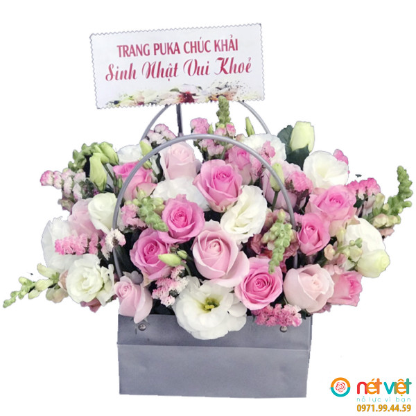 Hoa chúc sinh nhật vui khỏe