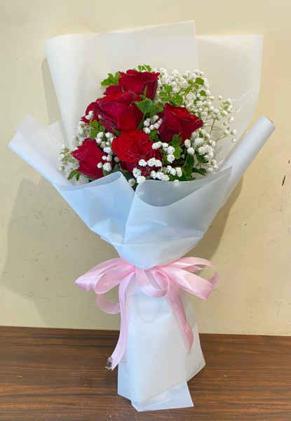 Bó hoa giá rẻ tặng sinh nhật hoa hồng đỏ (chỉ sale chi nhánh Bình Thạnh)