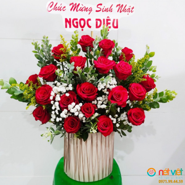 Giỏ hoa sinh nhật đẹp