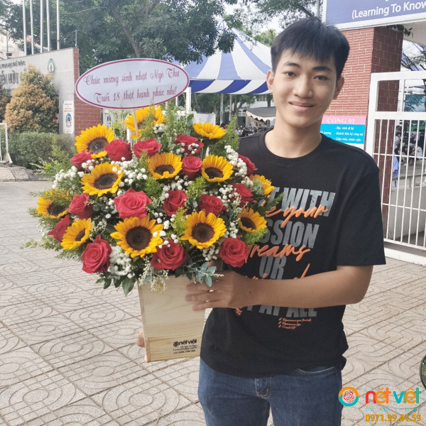 Mẫu hoa sinh nhật đẹp