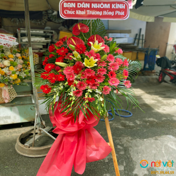 Hoa khai trương